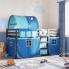 LXYZWRW Furniture Select Bunk Bed Without Mattress, Blue, 90 x 190 cm, Solid Pine view 1