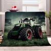 Generic Plush Throw Blanket, 100 x 150 cm, Soft Flannel, Tractor Design view 1