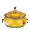 NIBHZ Handmade Copper Cloisonné Hot Pot for Induction view 1