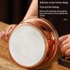 NIBHZ Handmade Copper Cloisonné Hot Pot for Induction view 3