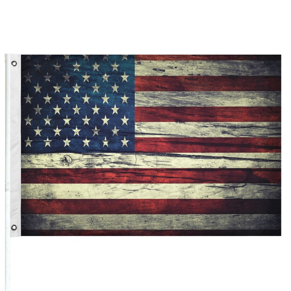 American Flag 3 x 5 ft Outdoor Retro Garden Flag