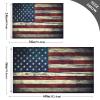 American Flag 3 x 5 ft Outdoor Retro Garden Flag view 3