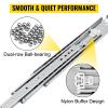 GSCLZ Locking Drawer Slides, 18"-60", 500 lb, 3-Fold Full-Extension Ball-Bearing Rails, 76 mm Wide (28 Inch) view 4