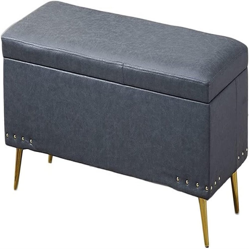 SYJKOO Storage Bench, Window Seat Bench, Bed Stool, Bedroom Bench, Sofa Stool, Entryway Bench, Modern Minimalist Bed-Sofa-Changing-Shoe Stool, Bedside Stool (Color: Gra