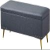 SYJKOO Storage Bench, Window Seat Bench, Bed Stool, Bedroom Bench, Sofa Stool, Entryway Bench, Modern Minimalist Bed-Sofa-Changing-Shoe Stool, Bedside Stool (Color: Gra view 1