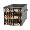 VFMNT Fabric Storage Cube with Handles, Guitar Pattern, 27 x 27 x 27 cm view 1