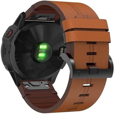 Leather Band Compatible with Garmin Epix Gen 2 47 mm/Epix Pro Gen 2 47 mm