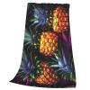 YQTGBCED Tropical Pineapple Flannel Blanket, Ultra-Soft Fleece Throw view 3