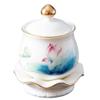 STSTS Buddhist Water Offering Bowl, 10 cm, Porcelain, Decorative Guanyin Cup view 1
