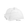 Warmhm 16-Inch White Food Mesh Covers, 6-Pack, Foldable view 2