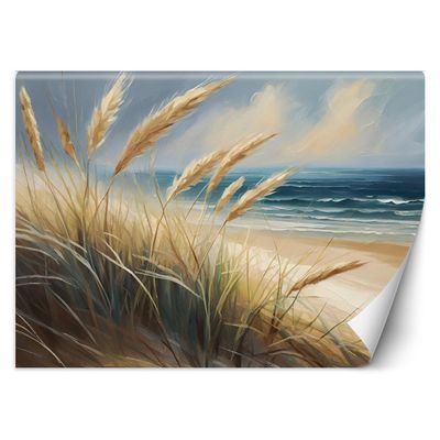Feeby 3D Photo Wallpaper, Sea Beach Nature, 350 x 245 cm