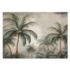 Feeby 3D Jungle Palm Wallpaper, 250 x 175 cm, Nonwoven view 3