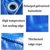 Portable Agricultural Fish Pool, 0.5 mm, Saltwater, Temporary Holding Tank, Above-Ground Water Tank, Garden Fish Pond Liner, 0.8 x 0.8 x 0.5 m view 3