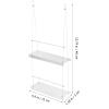 minkissy Hanging Acrylic Plant Stand for Plants and Flowers view 2