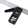 Adjustable 30 cm Combination Spirit Level Ruler, Protractor and Measuring Tool Set, Stainless Steel and Aluminum view 4