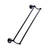 IKVODEOS 1-Piece Double Towel Bar with Shelf, Wall-Mounted Bathroom Towel Rack, Dish Towel Holder, Messi view 1