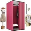 SIAMZYWV Portable Freestanding Changing Room, Square Design with Thick Carbon Steel Tubes and Sun-Shielding Dressing Area view 2