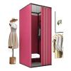 SIAMZYWV Portable Freestanding Changing Room, Square Design with Thick Carbon Steel Tubes and Sun-Shielding Dressing Area view 3