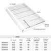 VIBEXIN Polycarbonate Door Awning, Self-Cleaning Canopy view 2