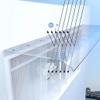 VIBEXIN Polycarbonate Door Awning, Self-Cleaning Canopy view 3