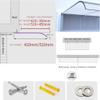 VIBEXIN Polycarbonate Door Awning, Self-Cleaning Canopy view 4