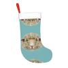 CHANGLEI Sheep Head Christmas Stocking, Personalized Print, Black, One Size view 2