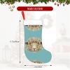 CHANGLEI Sheep Head Christmas Stocking, Personalized Print, Black, One Size view 4