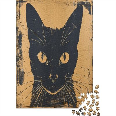 Siamese Cat Puzzle, 1,000 Pieces, 75 x 50 cm, for Adults and Children Ages 14+