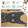 Siamese Cat Puzzle, 1,000 Pieces, 75 x 50 cm, for Adults and Children Ages 14+ view 4