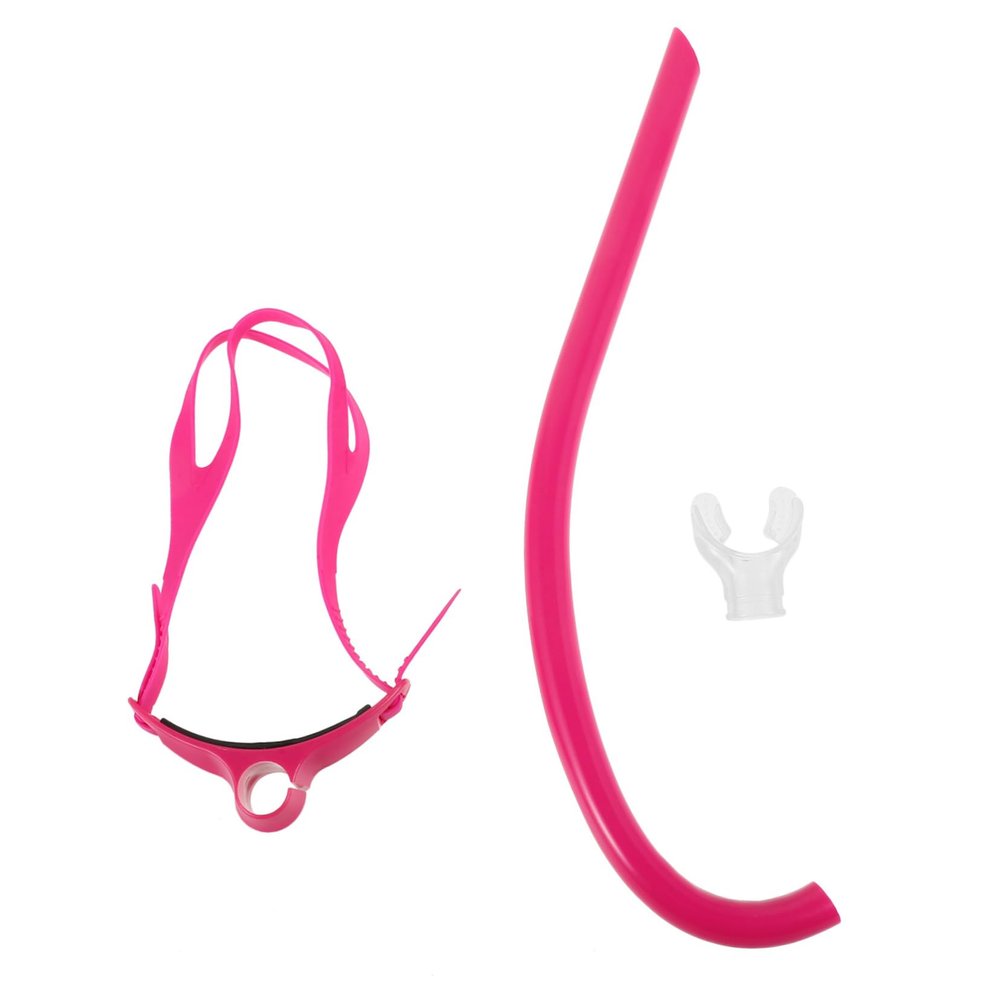 Front-Mounted Single-Tube Swim Snorkel for Adults