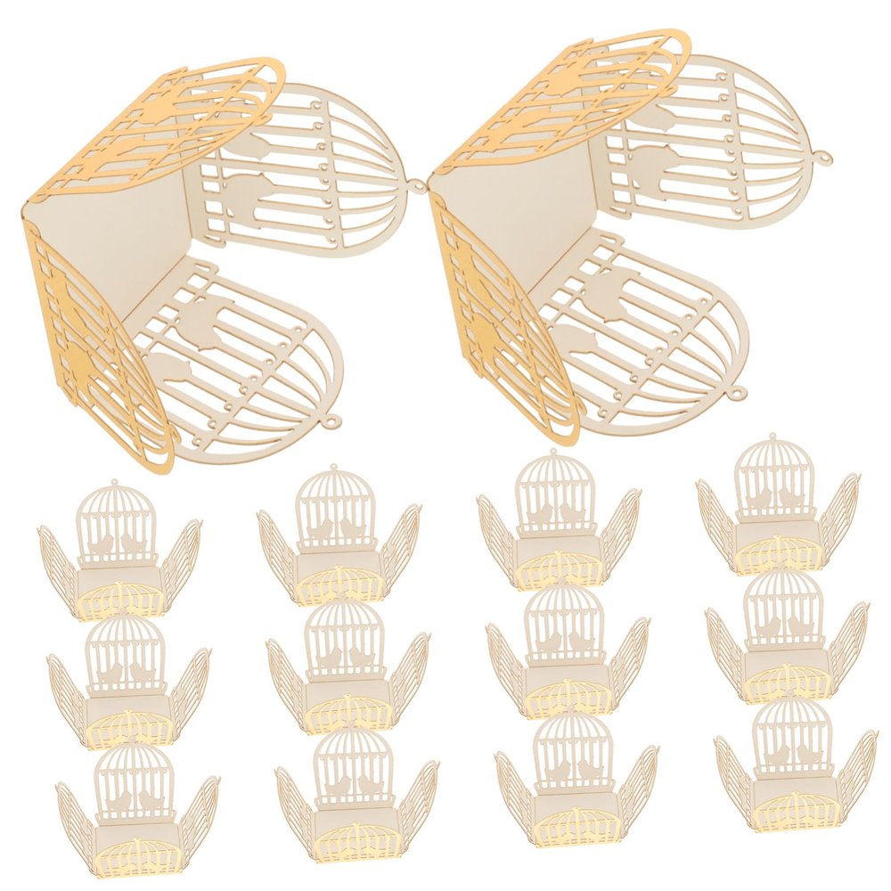 FOMIYES Decorative Chocolate Candy Packaging Boxes, 50 Pieces, Gift Wrap Party Dessert Boxes