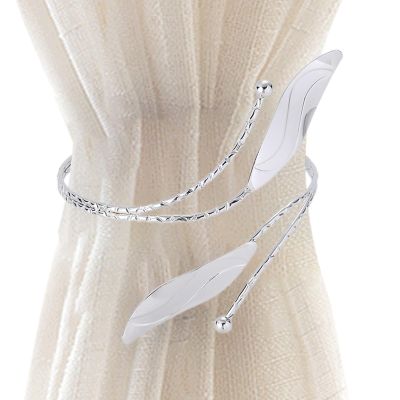Silver Curtain Holdbacks