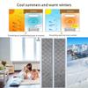 Magnetic Thermal Insulated Door Curtain, 225 x 265 cm, Brown view 2