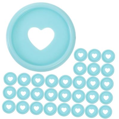 30 Plastic Binding Discs for Loose-Leaf Collections