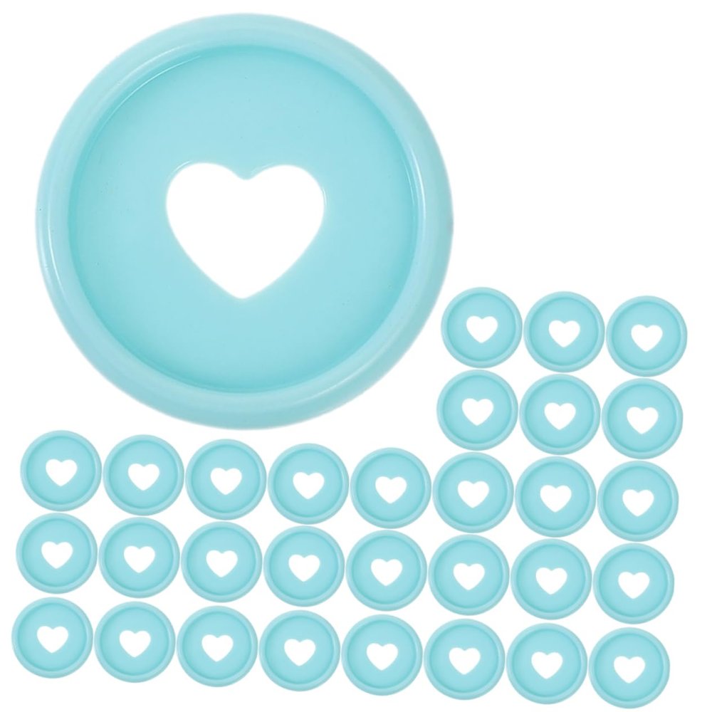 30 Plastic Binding Discs for Loose-Leaf Collections