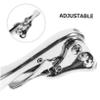 Tofficu Adjustable Metal Door Stopper with Rubber Foot and Kick-Down Mechanism view 3