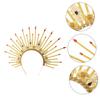 Healvian Gothic Crown Headband with Halo for Adult Women view 3