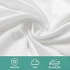 BJCJGGL White Badminton Duvet Cover Set, 240 x 220 cm, with 2 Pillowcases view 4