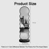 YINMAN Full-Length Mirror, 360° Rotating Floor Mirror with Coat Rack, Gray, 36 x 166 cm view 2
