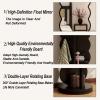 YINMAN Full-Length Mirror, 360° Rotating Floor Mirror with Coat Rack, Gray, 36 x 166 cm view 3