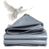 JXLQFA JXL11 Protective Tarp, 2.5 x 24.5 m, 450 g/m², Gray view 1