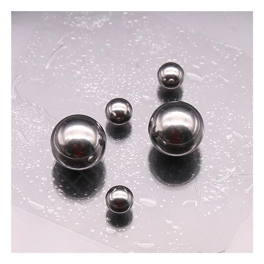 Solid G10 Precision Bearing Steel Balls, 1–3.965 mm Diameter, GCR15, for Bicycles, Cars, and Motorcycles — 2.371 mm, 100 Pieces