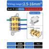IINKUEYK High-Power Splitter Quick-Wire Connector, Electrical Cable Terminal Block Junction Box Connector, Brass High-Current Conductor (Y-16, One Size) view 2