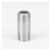 1/4 in Equal Male-Thread Barrel Nipple, 304 Stainless Steel Pipe Fitting Connector/Coupler for Water, Oil, and Air — IINKUEYK view 1