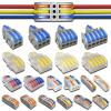 IINKUEYK 1-in-Multiple-Out Quick-Wiring Connector Splitter Cable, Push-In Combined Butt Splice Terminal Block 212 SPL (KV227-3P C, One Size) view 1