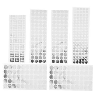 DIYEAH 2 Sets Aluminum Foil Sealing Stickers, 12 Sheets
