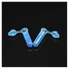PRCR 2 mL Centrifuge Tubes, Blue Plastic, Locking Lid, Round Bottom, Graduated, 500/Pack view 1