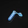 PRCR 2 mL Centrifuge Tubes, Blue Plastic, Locking Lid, Round Bottom, Graduated, 500/Pack view 2
