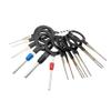 IINKUEYK 11-Piece Car Repair Tool Terminal Removal Kit, Electrical Wire Crimp Connector Automotive Puller Release Key Pin Extractor Set view 1