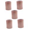 DIYEAH 5-Piece PU Leather Pen Holder Set for Desk view 1